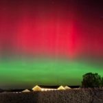 Aurora boreală, vizibilă în România, după o furtună geomagnetică severă. Imagini ireale surprinse de martori - FOTO