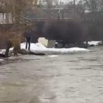 Târgu Jiu, sub ape după ploi abundente: un lac revărsat a inundat mai multe străzi, iar deșeurile aruncate de localnici au blocat scurgerea
