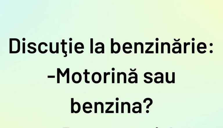 Motorină sau benzină? O privire amuzantă asupra alegerilor cotidiene și a dilemelor sociale