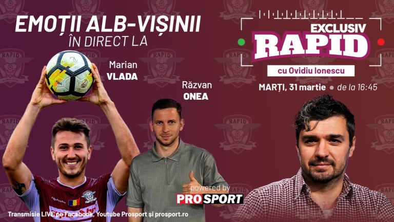 Pasiunea și tradiția Rapidului: O discuție cu Răzvan Onea și Marian Vlada