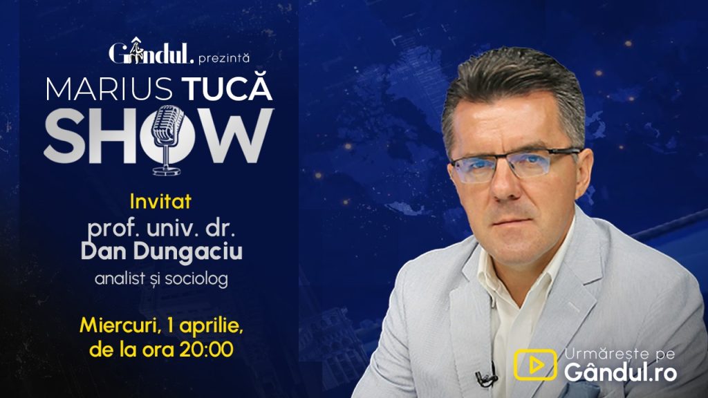 Marius Tucă Show: O discuție esențială cu prof. univ. dr. Dan Dungaciu despre provocările actuale ale României