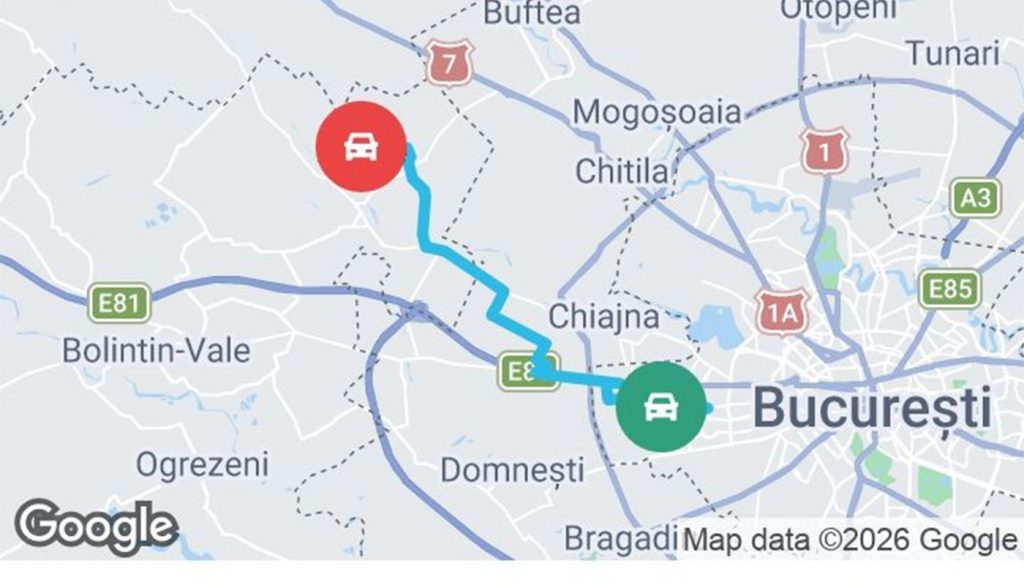Discrepanțele din Ridesharing: Analiza unei Curse Bolt între București și Săbăreni