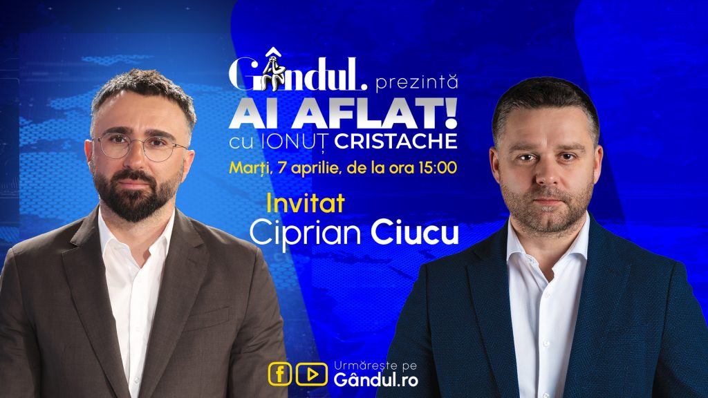 Analiza emisiunii "Ai Aflat!" cu Ionuț Cristache: Un dialog deschis cu Ciprian Ciucu despre provocările actuale