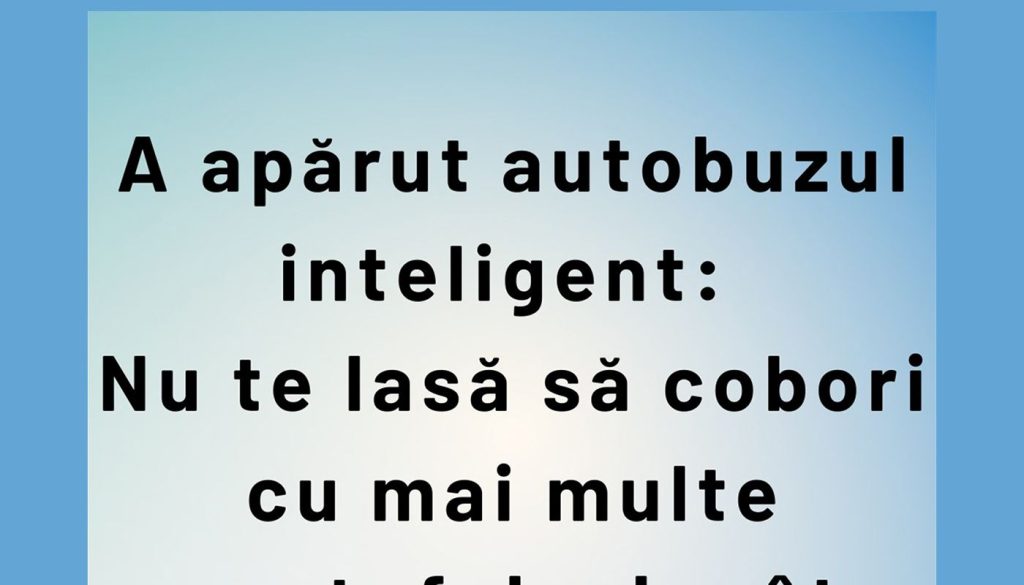 Umorul pe roți: Analiza fenomenului autobuzului inteligent și a bancurilor contemporane