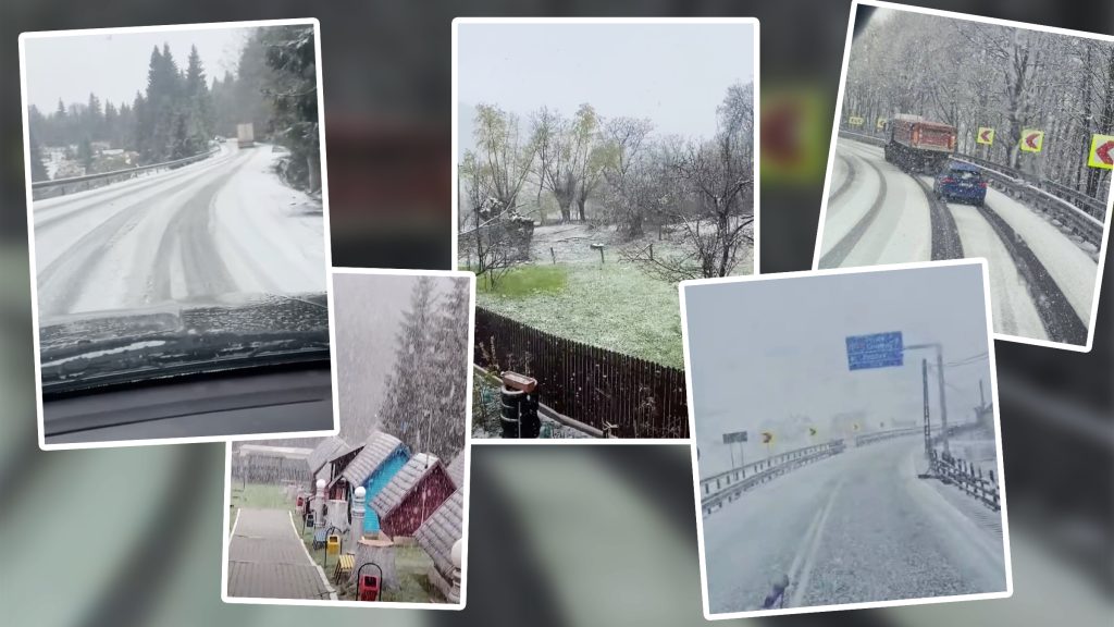 Ninsori neobișnuite în România: O privire detaliată asupra vremii extreme din aprilie