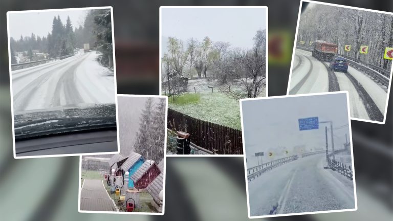 Ninsori neobișnuite în România: O privire detaliată asupra vremii extreme din aprilie