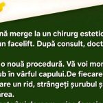 Umorul în estetică: Analiza unui banc despre chirurgia cosmetică și percepția asupra frumuseții