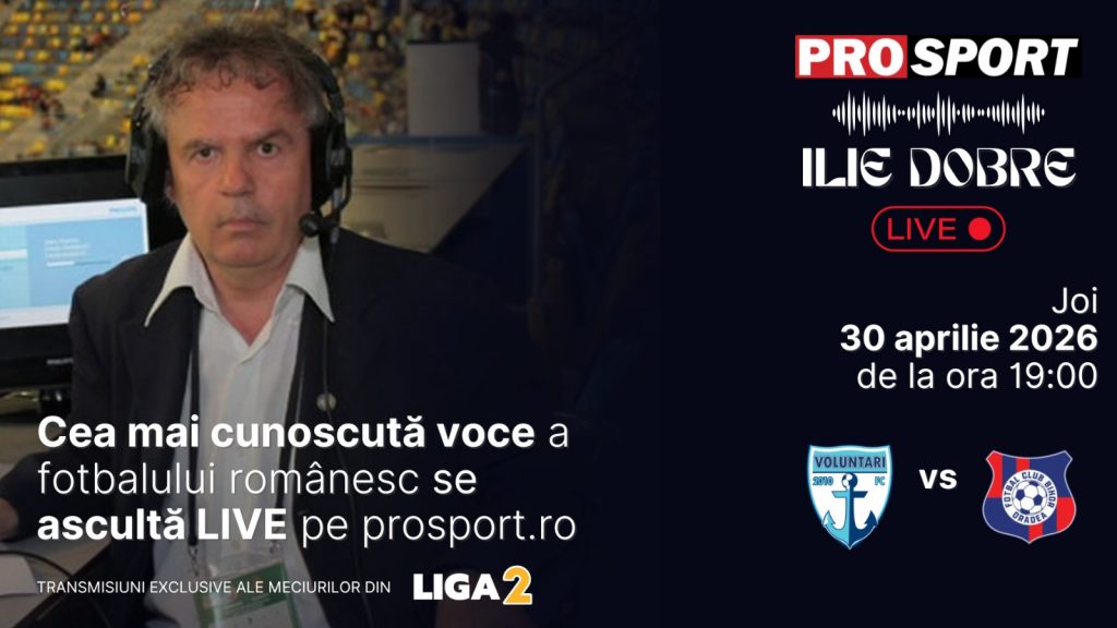 Ilie Dobre și Impactul Său în Fotbalul Românesc: O Privire Asupra Comentariului LIVE la F.C. Voluntari - F.C. Bihor