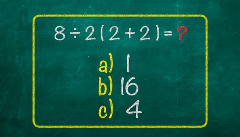 Provocarea logică: De ce 8 ÷ 2(2 + 2) stârnește controverse în rândul pasionaților de matematică