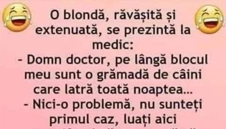 Umorul în viața cotidiană: Analiza unui banc despre o blondă și câini