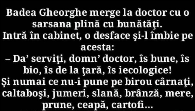 Umorul Românesc în Contextul Societății: O Analiză a Bancului cu Badea Gheorghe