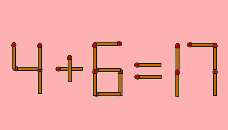 Provocări de Inteligență: Cum Un Singur Chibrit Poate Schimba Totul în Ecuația 4 + 6 = 17