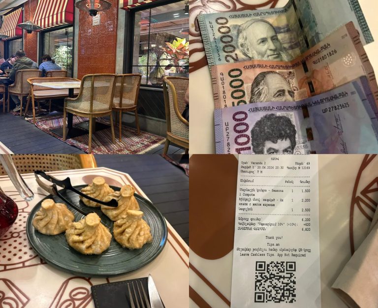 Experiența Culinară în Armenia: Prețuri și Descoperiri la un Restaurant Georgian