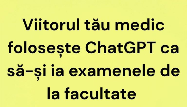 Umorul și viitorul profesiilor medicale: Cum inteligența artificială influențează educația medicală