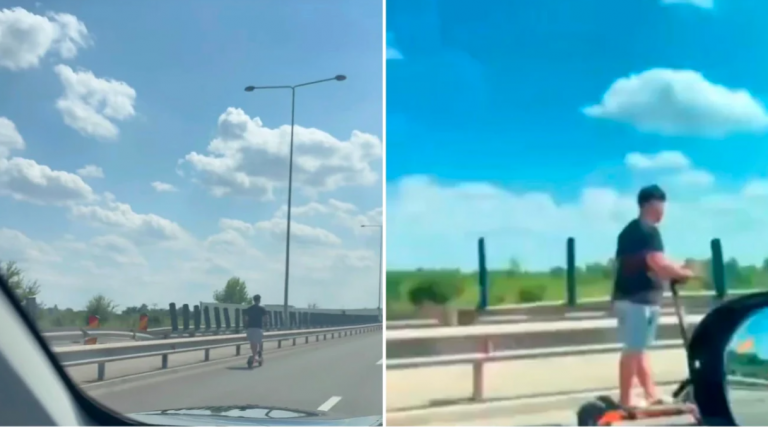 Pericolele necontrolate ale circulației pe trotineta pe autostrăzi: o analiză a unui incident viral
