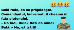 Umorul în viața de zi cu zi: Bulă și comedia din armată