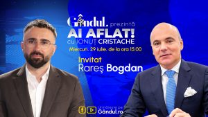 Debutul Emisiunii "Ai Aflat!" cu Ionuț Cristache: O Privire În Interior și Perspective Asupra Invitatului Rareș Bogdan